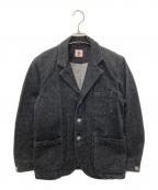 SAMURAI JEANSサムライジーンズ）の古着「デニム3Ｂジャケット」｜ブラック