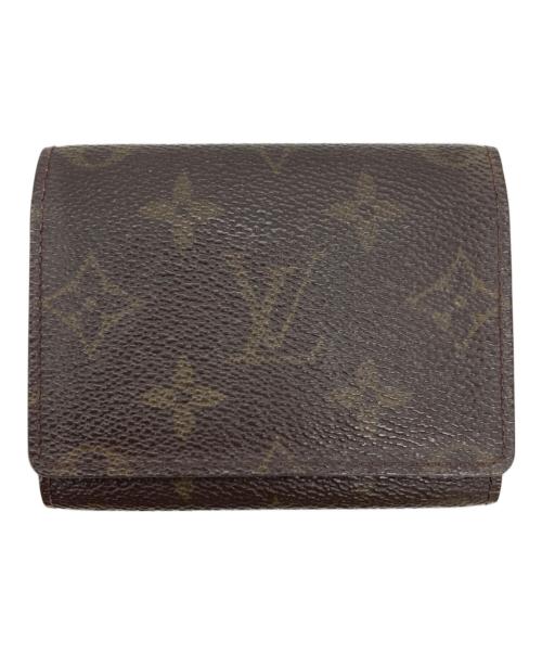 LOUIS VUITTON（ルイ ヴィトン）LOUIS VUITTON (ルイ ヴィトン) カードケース　モノグラム　アンヴェロップ・カルト・ドゥ・ヴィジット ブラウンの古着・服飾アイテム