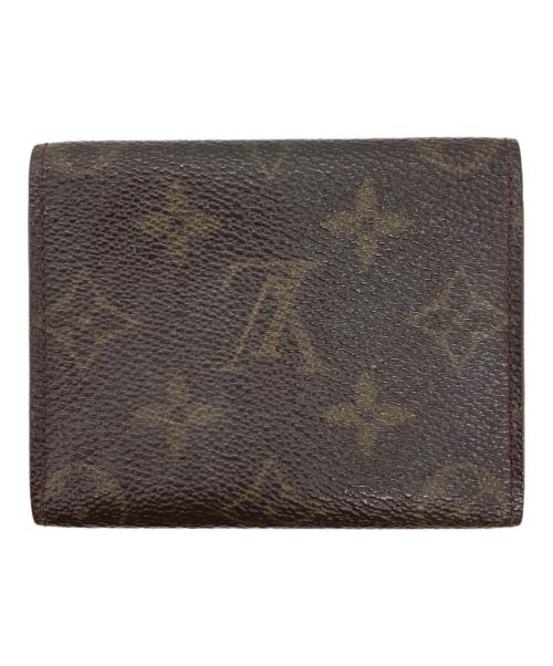 LOUIS VUITTON（ルイ ヴィトン）LOUIS VUITTON (ルイ ヴィトン) カードケース　モノグラム　アンヴェロップ・カルト・ドゥ・ヴィジット ブラウンの古着・服飾アイテム