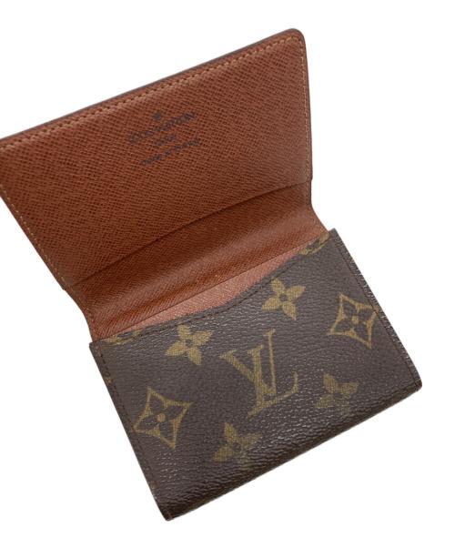 LOUIS VUITTON（ルイ ヴィトン）LOUIS VUITTON (ルイ ヴィトン) カードケース　モノグラム　アンヴェロップ・カルト・ドゥ・ヴィジット ブラウンの古着・服飾アイテム