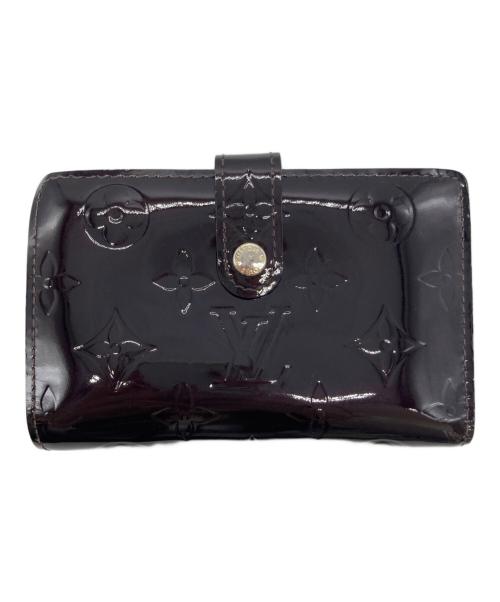 LOUIS VUITTON（ルイ ヴィトン）LOUIS VUITTON (ルイ ヴィトン) がま口財布　ヴェルニ　ポルトフォイユ・ヴィエノワ アマラントの古着・服飾アイテム