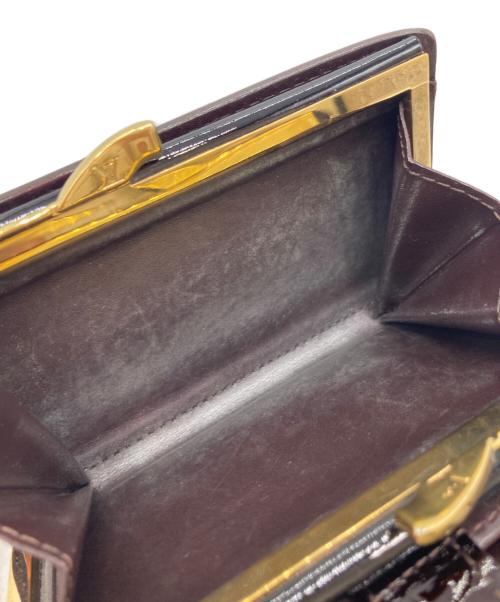 LOUIS VUITTON（ルイ ヴィトン）LOUIS VUITTON (ルイ ヴィトン) がま口財布　ヴェルニ　ポルトフォイユ・ヴィエノワ アマラントの古着・服飾アイテム