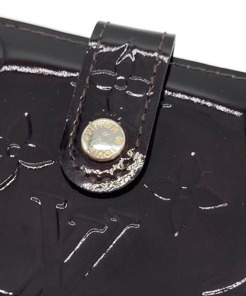 LOUIS VUITTON（ルイ ヴィトン）LOUIS VUITTON (ルイ ヴィトン) がま口財布　ヴェルニ　ポルトフォイユ・ヴィエノワ アマラントの古着・服飾アイテム
