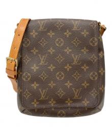 LOUIS VUITTON（ルイ ヴィトン）の古着「ショルダーバッグ　モノグラム　ミュゼット・サルサ ショート」｜ブラウン