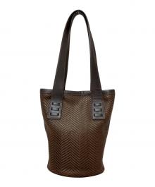 LOEWE（ロエベ）の古着「トートバッグ」｜ブラウン・ピンク