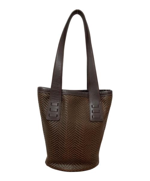 LOEWE（ロエベ）LOEWE (ロエベ) トートバッグ ブラウン・ピンクの古着・服飾アイテム