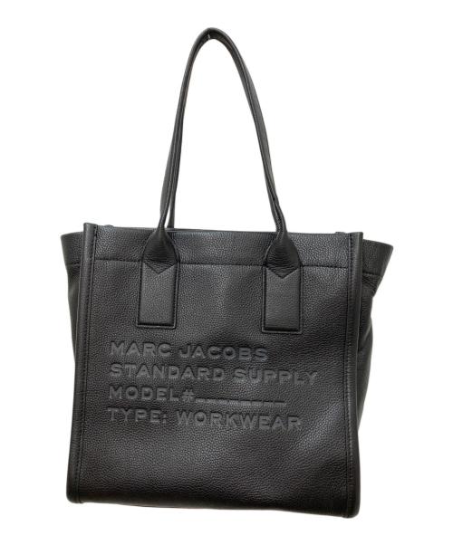 MARC JACOBS（マークジェイコブス）MARC JACOBS (マークジェイコブス) large Leather Tote ブラックの古着・服飾アイテム