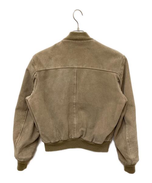 Schott（ショット）Schott (ショット) スウェードブルゾン ブラウン サイズ:40の古着・服飾アイテム