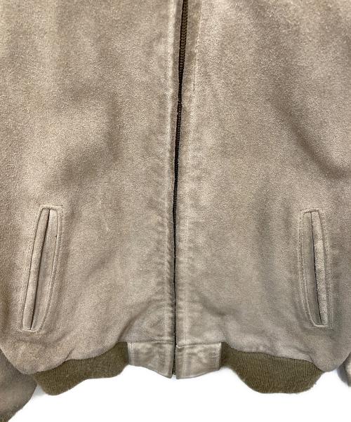 Schott（ショット）Schott (ショット) スウェードブルゾン ブラウン サイズ:40の古着・服飾アイテム