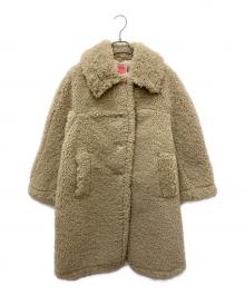 Kate Spade（ケイトスペード）の古着「Faux Shearling Coat」｜ベージュ