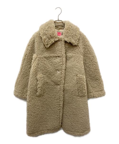 Kate Spade（ケイトスペード）Kate Spade (ケイトスペード) Faux Shearling Coat ベージュ サイズ:Sの古着・服飾アイテム