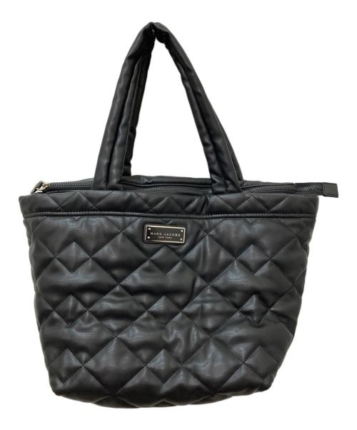 MARC JACOBS（マークジェイコブス）MARC JACOBS (マークジェイコブス) キルティングハンドバッグ ブラックの古着・服飾アイテム