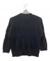 DAIRIKU (ダイリク) Flower Cross Embroidery Border Knit ブラック サイズ:記載無しの為実寸参照：10000円