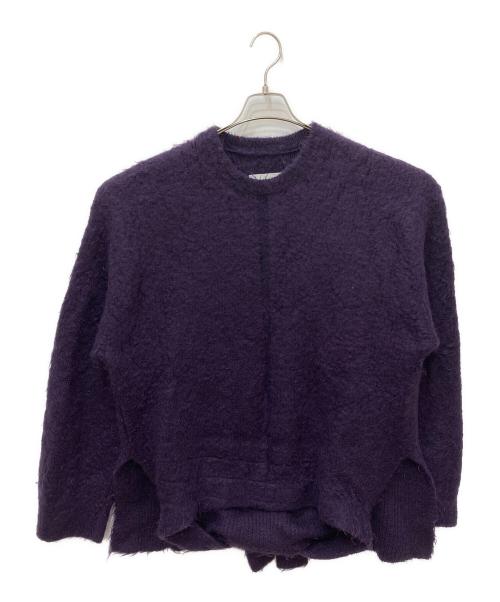 stein（シュタイン）stein (シュタイン) KID MOHAIR LS KNIT パープル サイズ:Mの古着・服飾アイテム