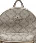 中古・古着 Kate Spade (ケイトスペード) スペード フラワー バックパック ベージュ：10000円