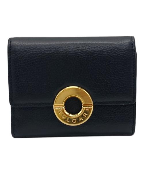 BVLGARI（ブルガリ）BVLGARI (ブルガリ) 2つ折り財布 ブラックの古着・服飾アイテム