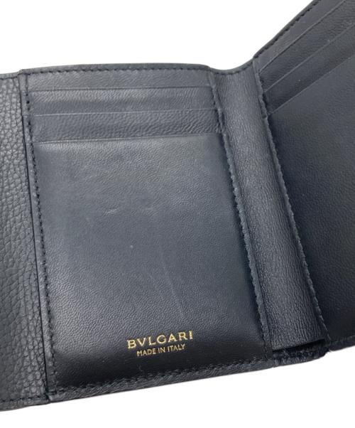 BVLGARI（ブルガリ）BVLGARI (ブルガリ) 2つ折り財布 ブラックの古着・服飾アイテム