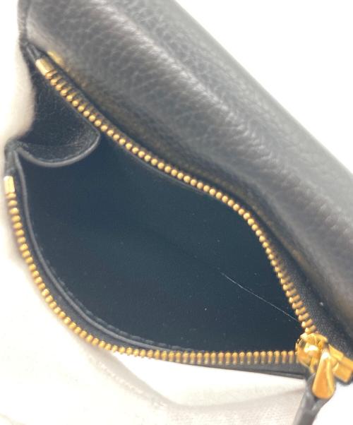 BVLGARI（ブルガリ）BVLGARI (ブルガリ) 2つ折り財布 ブラックの古着・服飾アイテム