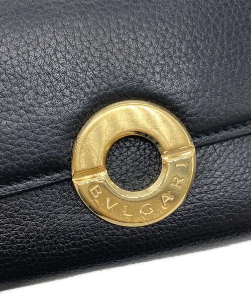 BVLGARI（ブルガリ）BVLGARI (ブルガリ) 2つ折り財布 ブラックの古着・服飾アイテム