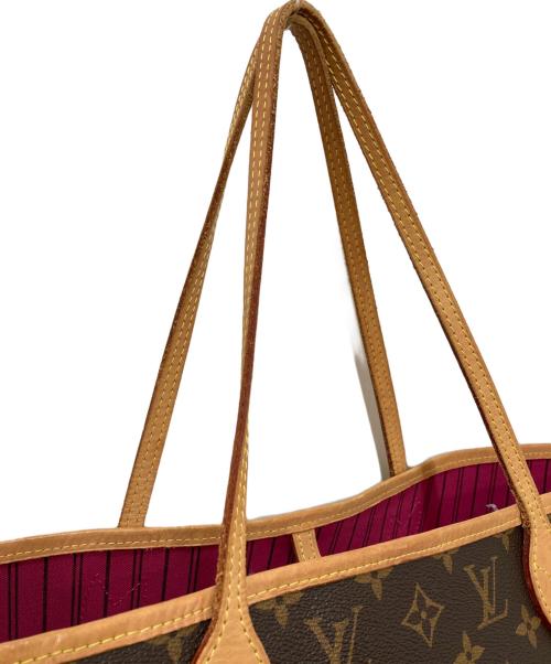 LOUIS VUITTON（ルイ ヴィトン）LOUIS VUITTON (ルイ ヴィトン) モノグラム　ネヴァーフルMM　トートバッグ フューシャの古着・服飾アイテム