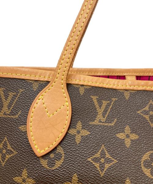 LOUIS VUITTON（ルイ ヴィトン）LOUIS VUITTON (ルイ ヴィトン) モノグラム　ネヴァーフルMM　トートバッグ フューシャの古着・服飾アイテム