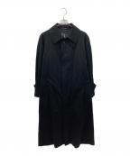 Y'sワイズ）の古着「WOOL + AIR SPUN CHINO COMBO STEN COLLAR COAT」｜ブラック