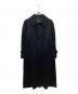 Y's（ワイズ）の古着「WOOL + AIR SPUN CHINO COMBO STEN COLLAR COAT」｜ブラック