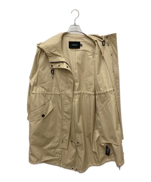 COACH（コーチ）COACH (コーチ) ユーティリティフーデッドトレンチジャケット グリメイヤー サイズ:Mの古着・服飾アイテム