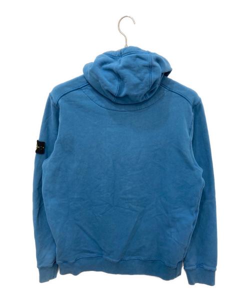 STONE ISLAND（ストーンアイランド）STONE ISLAND (ストーンアイランド) コットンスウェットプルオーバーパーカー ブルー サイズ:XLの古着・服飾アイテム