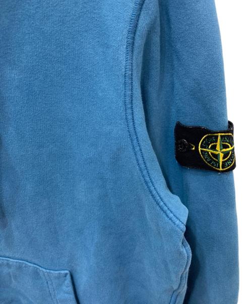 STONE ISLAND（ストーンアイランド）STONE ISLAND (ストーンアイランド) コットンスウェットプルオーバーパーカー ブルー サイズ:XLの古着・服飾アイテム