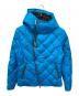 ISAMU KATAYAMA BACKLASH（イサムカタヤマ・バックラッシュ）の古着「JAPAN STEER 0.6mm STITCH “POLISH WHITE GOOSE DOWN HOODED BLOUSON」｜ブルー