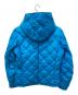ISAMU KATAYAMA BACKLASH (イサムカタヤマ・バックラッシュ) JAPAN STEER 0.6mm STITCH “POLISH WHITE GOOSE DOWN HOODED BLOUSON ブルー サイズ:L：80000円