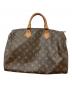 LOUIS VUITTON（ルイ ヴィトン）の古着「ボストンバッグ　モノグラム　スピーディ35」｜ブラウン