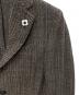 中古・古着 LARDINI (ラルディーニ) ウール混テーラードジャケット ブラウン サイズ:44：20000円