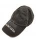 BALENCIAGA（バレンシアガ）の古着「Washed Denim Logo Baseball Cap」｜グレー