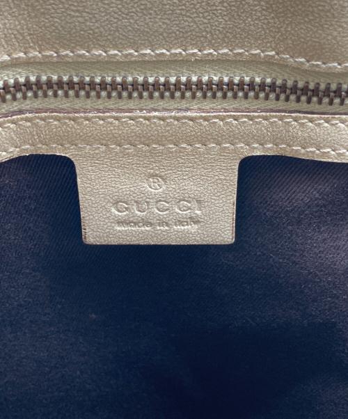 GUCCI（グッチ）GUCCI (グッチ) GGキャンバスショルダーバッグ ベージュの古着・服飾アイテム