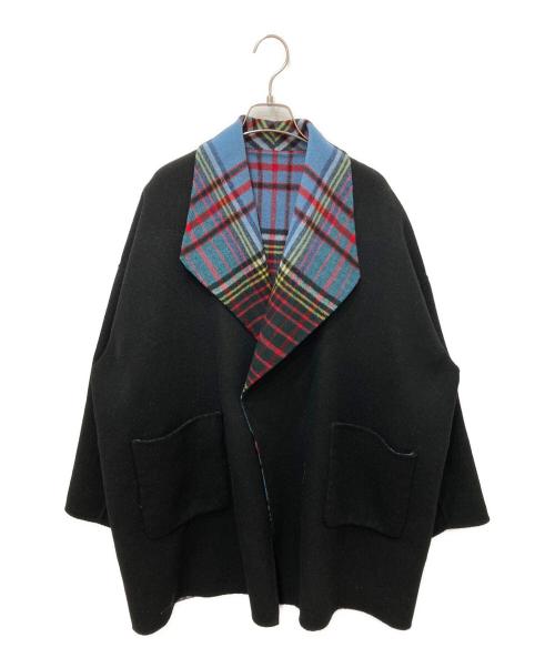 Kinloch Anderson（キンロックアンダーソン）Kinloch Anderson (キンロックアンダーソン) リバーシブルコート ブラック サイズ:FREEの古着・服飾アイテム