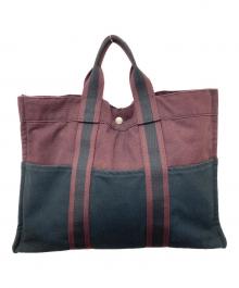 HERMES（エルメス）の古着「ハンドバッグ　フールトゥMM」｜ボルドー