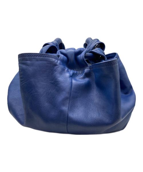 LOEWE（ロエベ）LOEWE (ロエベ) ナッパアイレ レザー ハンドバッグ ブルーの古着・服飾アイテム