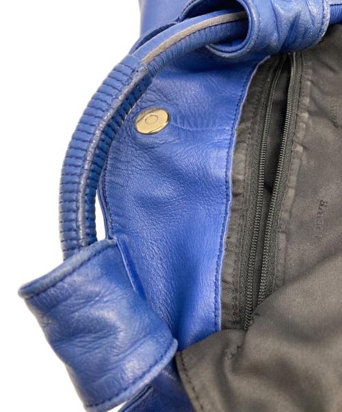 LOEWE（ロエベ）LOEWE (ロエベ) ナッパアイレ レザー ハンドバッグ ブルーの古着・服飾アイテム