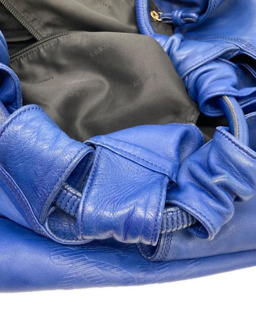 LOEWE（ロエベ）LOEWE (ロエベ) ナッパアイレ レザー ハンドバッグ ブルーの古着・服飾アイテム