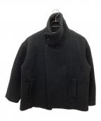 TODAYFULトゥデイフル）の古着「Standcollar Boucle Jacket」｜ブラック