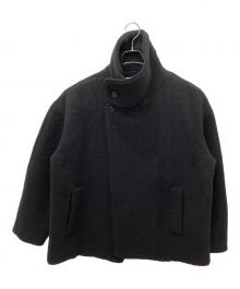 TODAYFUL（トゥデイフル）の古着「Standcollar Boucle Jacket」｜ブラック