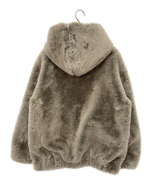 VEGANCODE（ヴィーガンコード）Vegancode (ヴィーガンコード) FAUX FUR ブルゾン ブラウン サイズ:記載無しの為実寸参照の古着・服飾アイテム