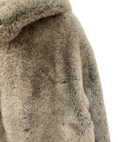 VEGANCODE（ヴィーガンコード）Vegancode (ヴィーガンコード) FAUX FUR ブルゾン ブラウン サイズ:記載無しの為実寸参照の古着・服飾アイテム