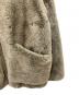 中古・古着 Vegancode (ヴィーガンコード) FAUX FUR ブルゾン ブラウン サイズ:記載無しの為実寸参照：25000円