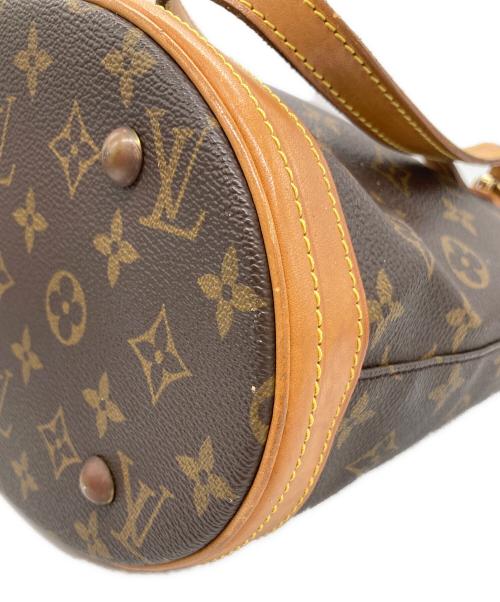 LOUIS VUITTON（ルイ ヴィトン）LOUIS VUITTON (ルイ ヴィトン) ショルダーバッグ　モノグラム バケットPM　　 ブラウン・ベージュの古着・服飾アイテム