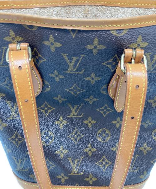 LOUIS VUITTON（ルイ ヴィトン）LOUIS VUITTON (ルイ ヴィトン) ショルダーバッグ　モノグラム バケットPM　　 ブラウン・ベージュの古着・服飾アイテム