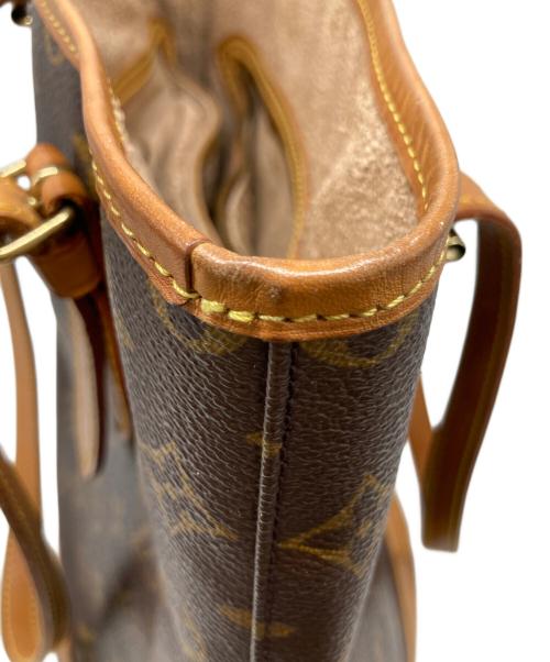 LOUIS VUITTON（ルイ ヴィトン）LOUIS VUITTON (ルイ ヴィトン) ショルダーバッグ　モノグラム バケットPM　　 ブラウン・ベージュの古着・服飾アイテム