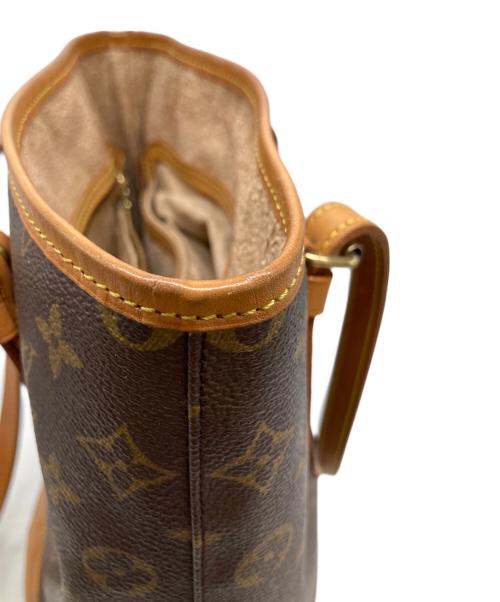 LOUIS VUITTON（ルイ ヴィトン）LOUIS VUITTON (ルイ ヴィトン) ショルダーバッグ　モノグラム バケットPM　　 ブラウン・ベージュの古着・服飾アイテム